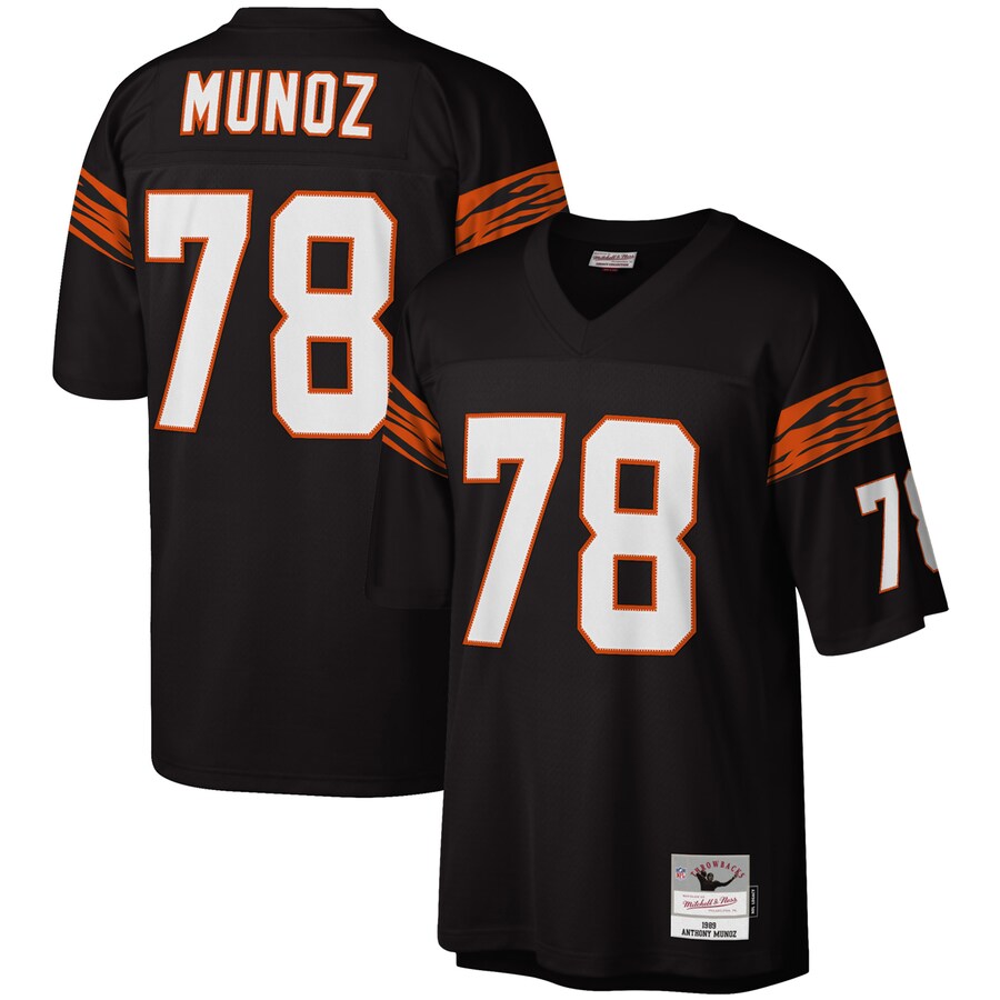 Cincinnati Bengals Anthony Munoz Legacy NFL jersey front view