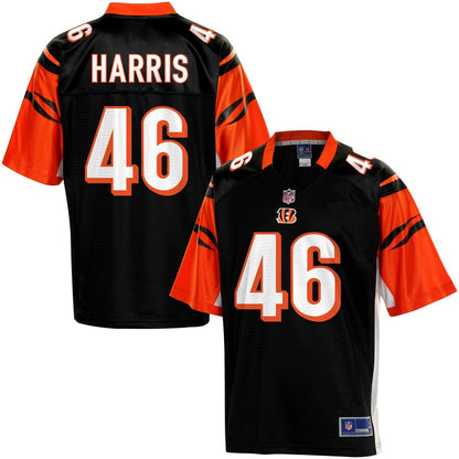 Cincinnati Bengals Clark Harris NFL jersey front view