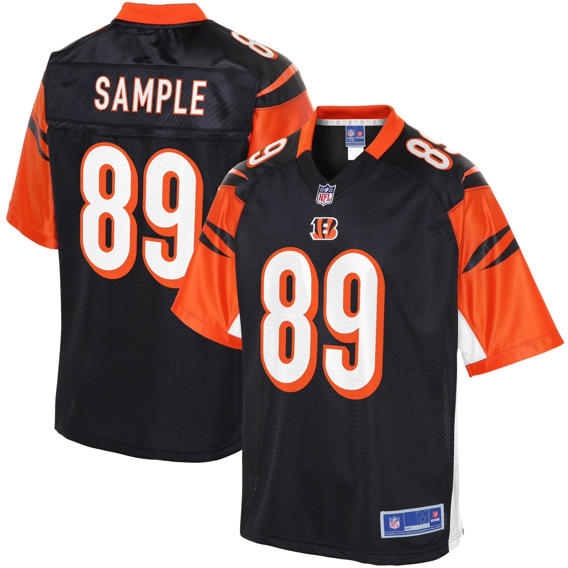Cincinnati Bengals Drew Sample NFL jersey front view