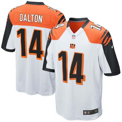 Cincinnati Bengals S Andy Dalton NFL jersey front view
