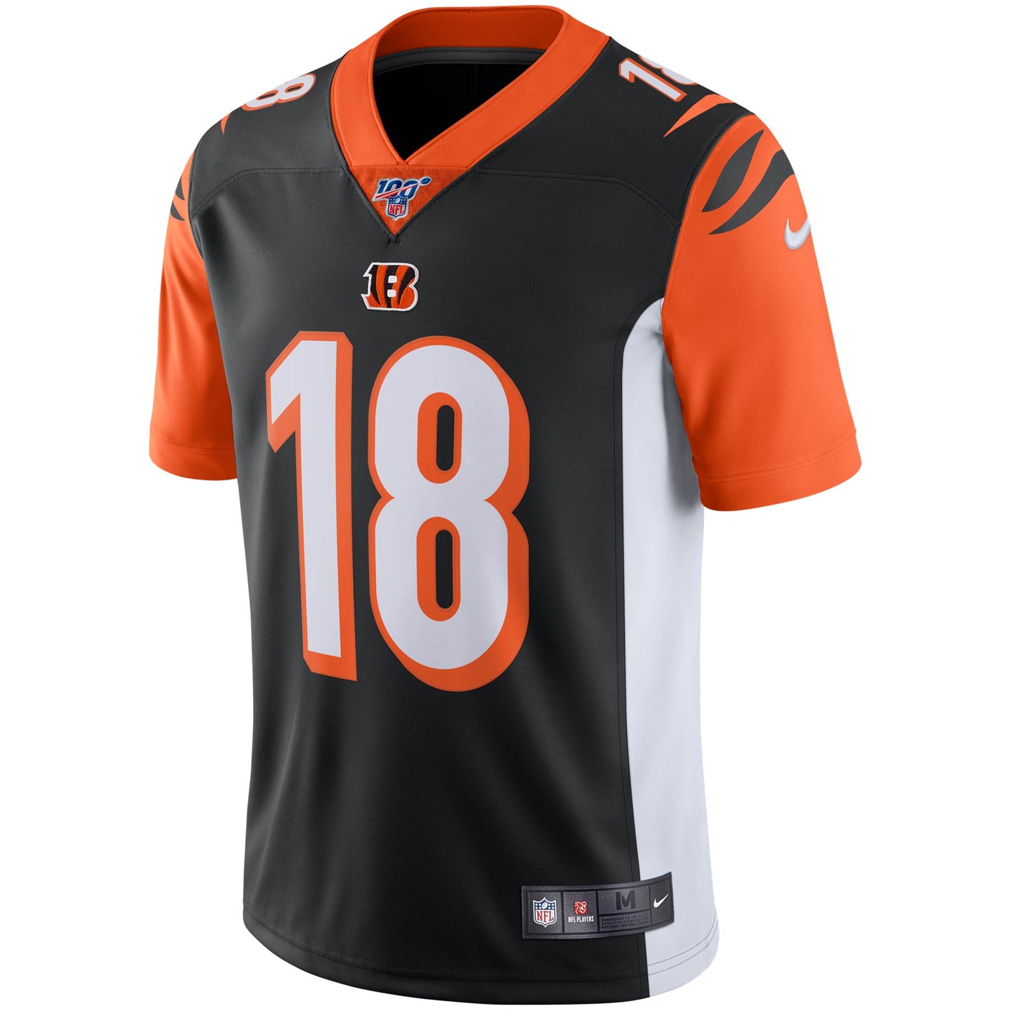 Cincinnati Bengals Aj 100 NFL jersey front view