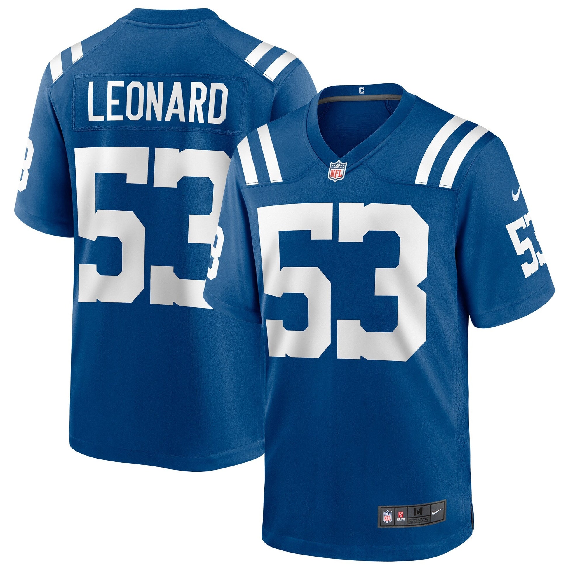 Indianapolis Colts Darius Leonard NFL jersey front view