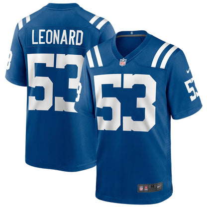 Indianapolis Colts Darius Leonard NFL jersey front view