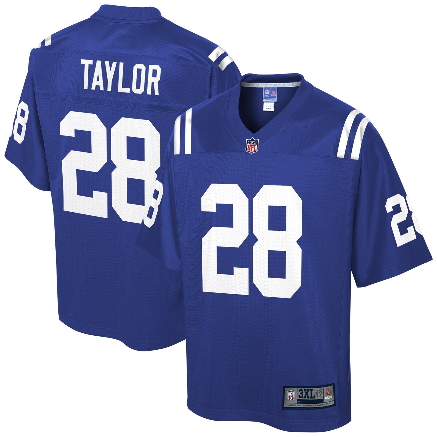 Indianapolis Colts Jonathan Taylor Big Tall NFL jersey front view