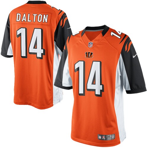 Cincinnati Bengals Andy Dalton NFL jersey front view
