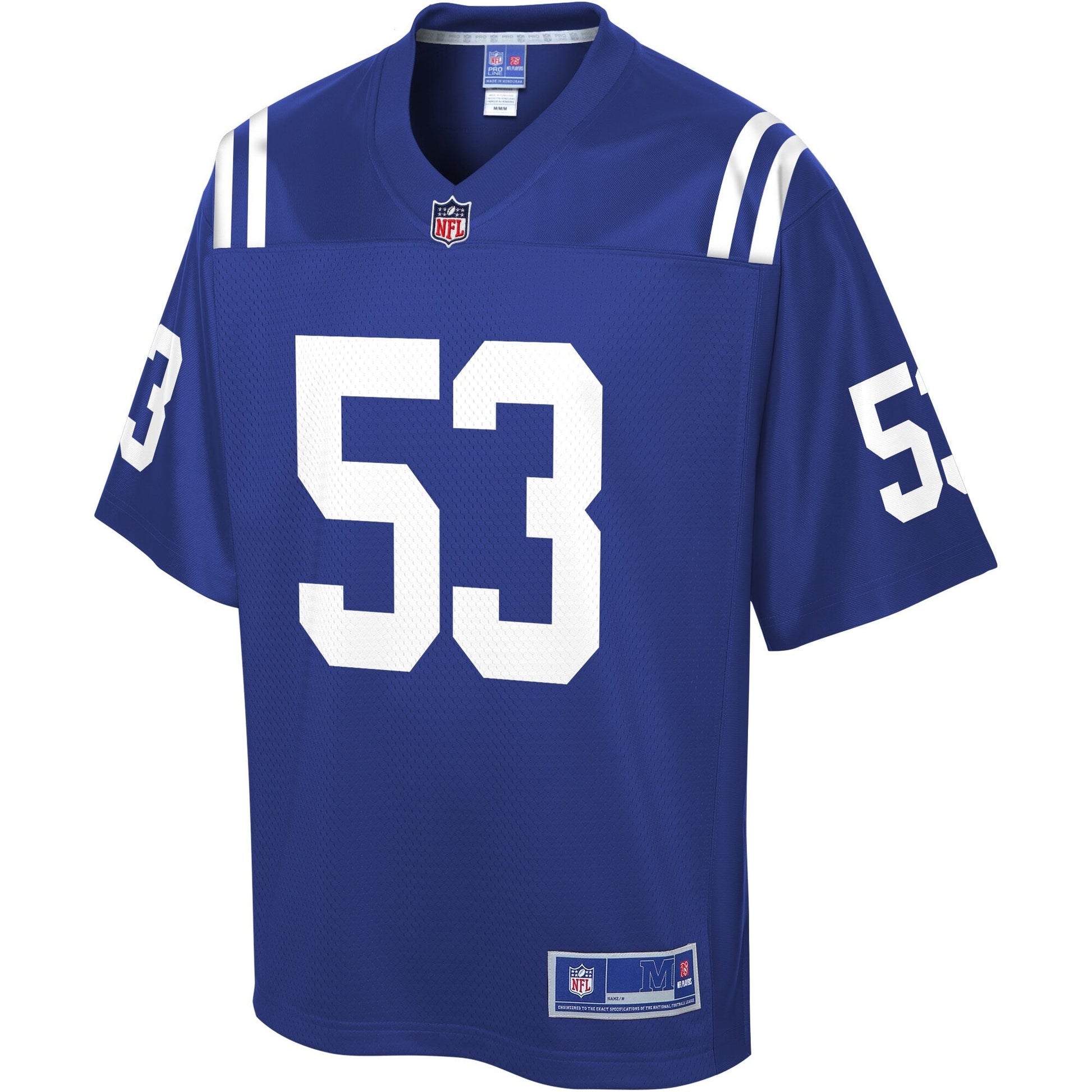 Indianapolis Colts Darius Leonard Logo NFL jersey front view