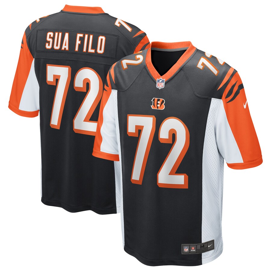 Cincinnati Bengals Xavier Sua Filo NFL jersey front view