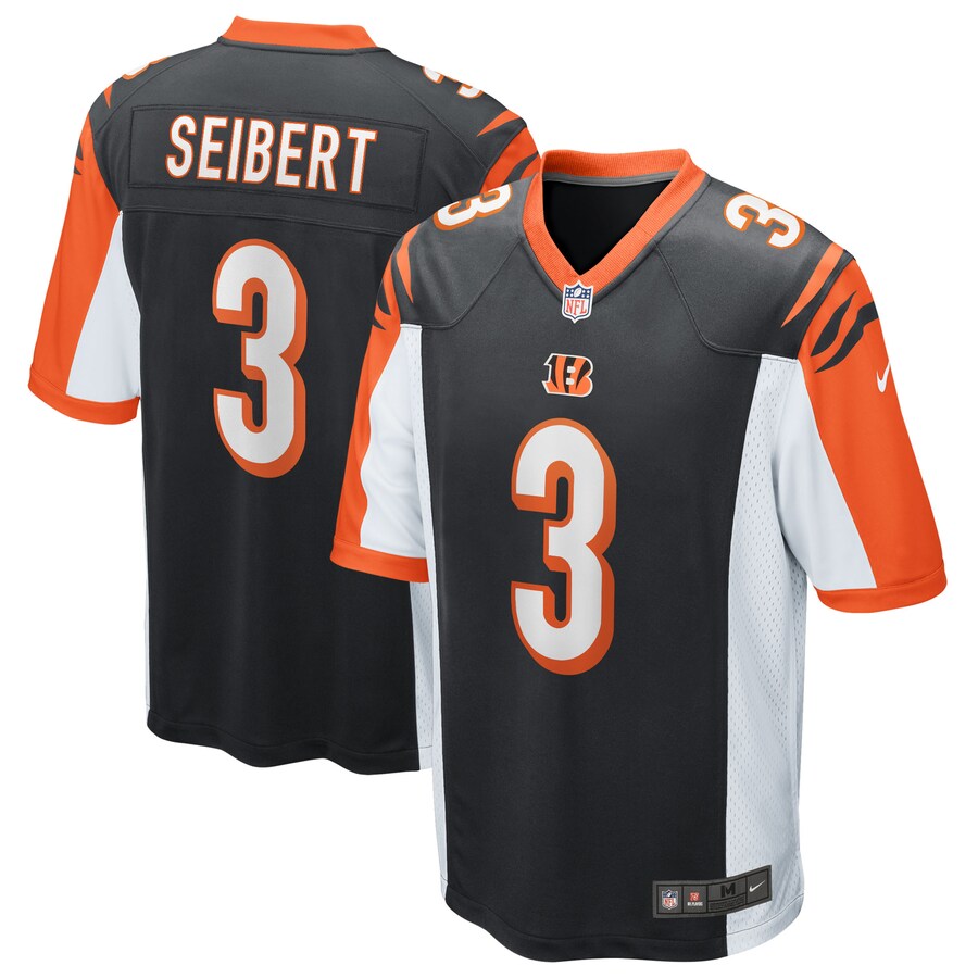 Cincinnati Bengals Austin Seibert NFL jersey front view