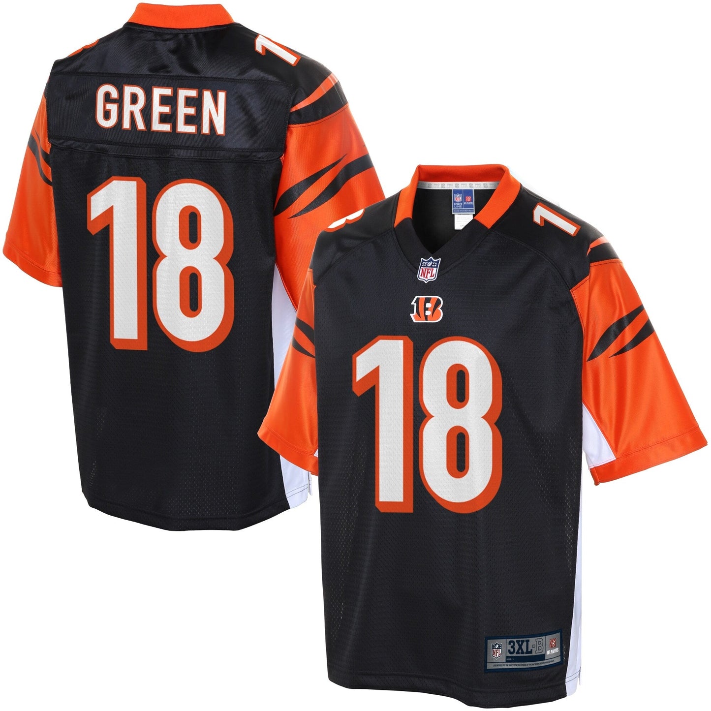 Cincinnati Bengals S Aj Big Tall NFL jersey front view