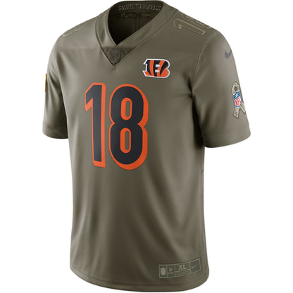 Cincinnati Bengals Aj Salute To Service NFL jersey front view