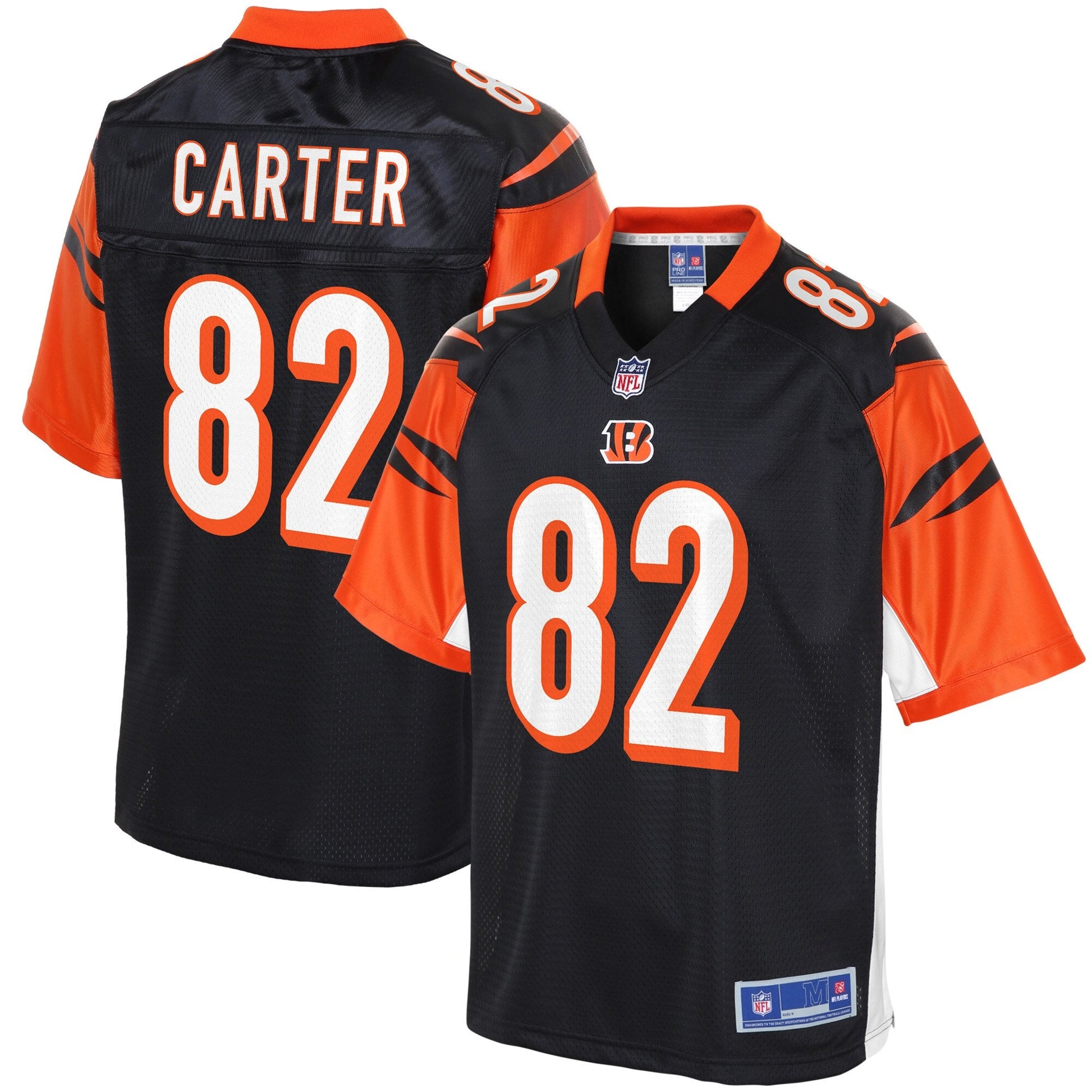 Cincinnati Bengals Cethan Carter NFL jersey front view