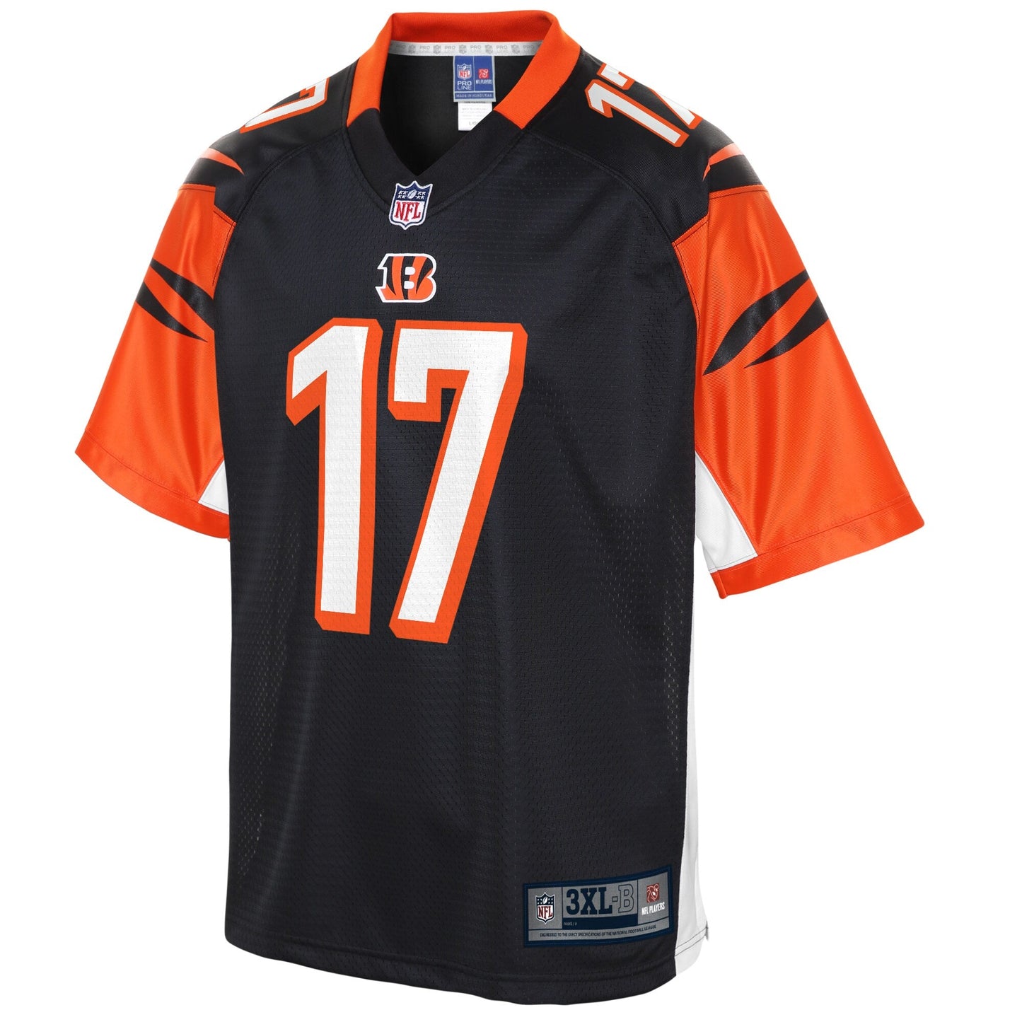 Cincinnati Bengals Stanley Morgan Big Tall NFL jersey front view