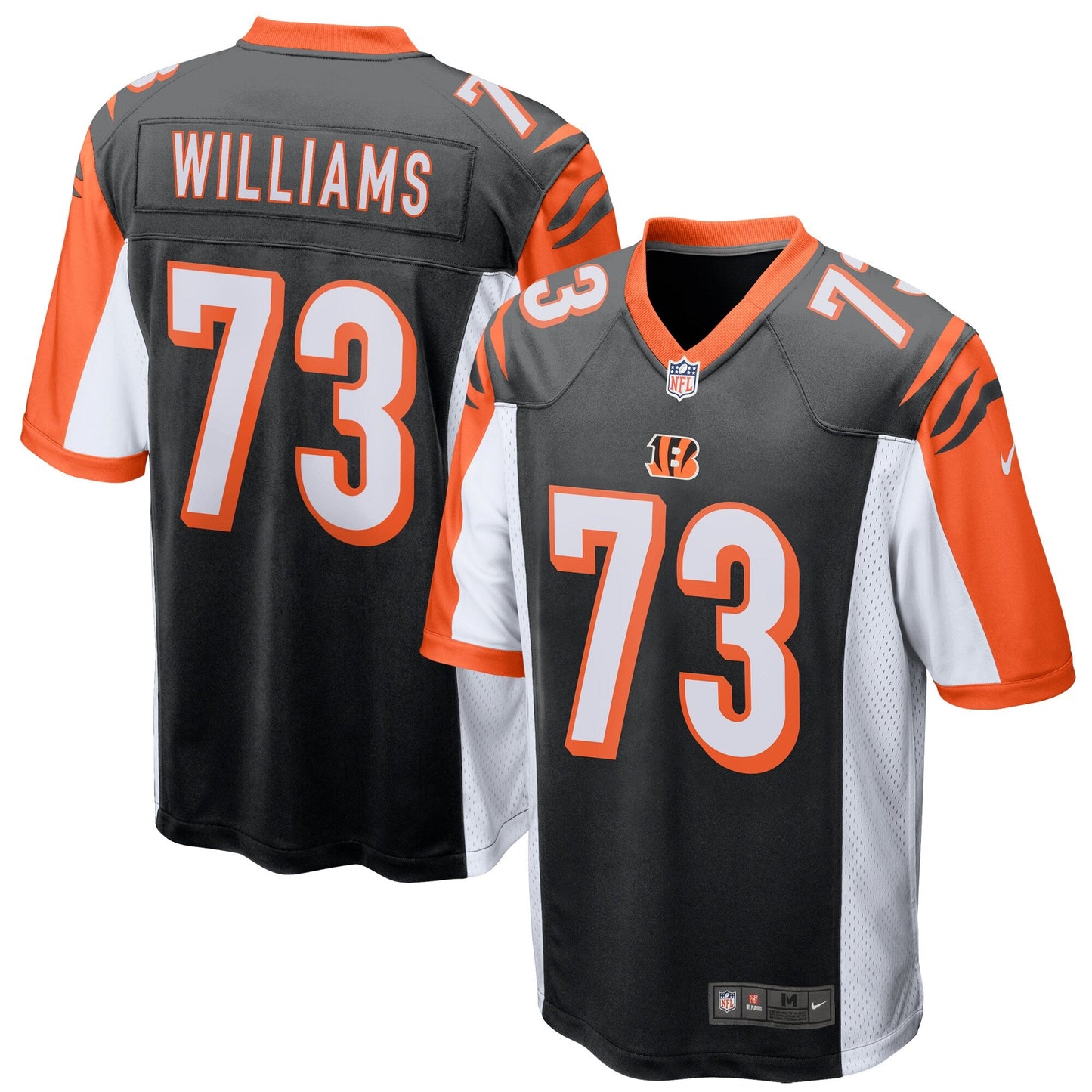 Cincinnati Bengals Jonah Williams NFL jersey front view