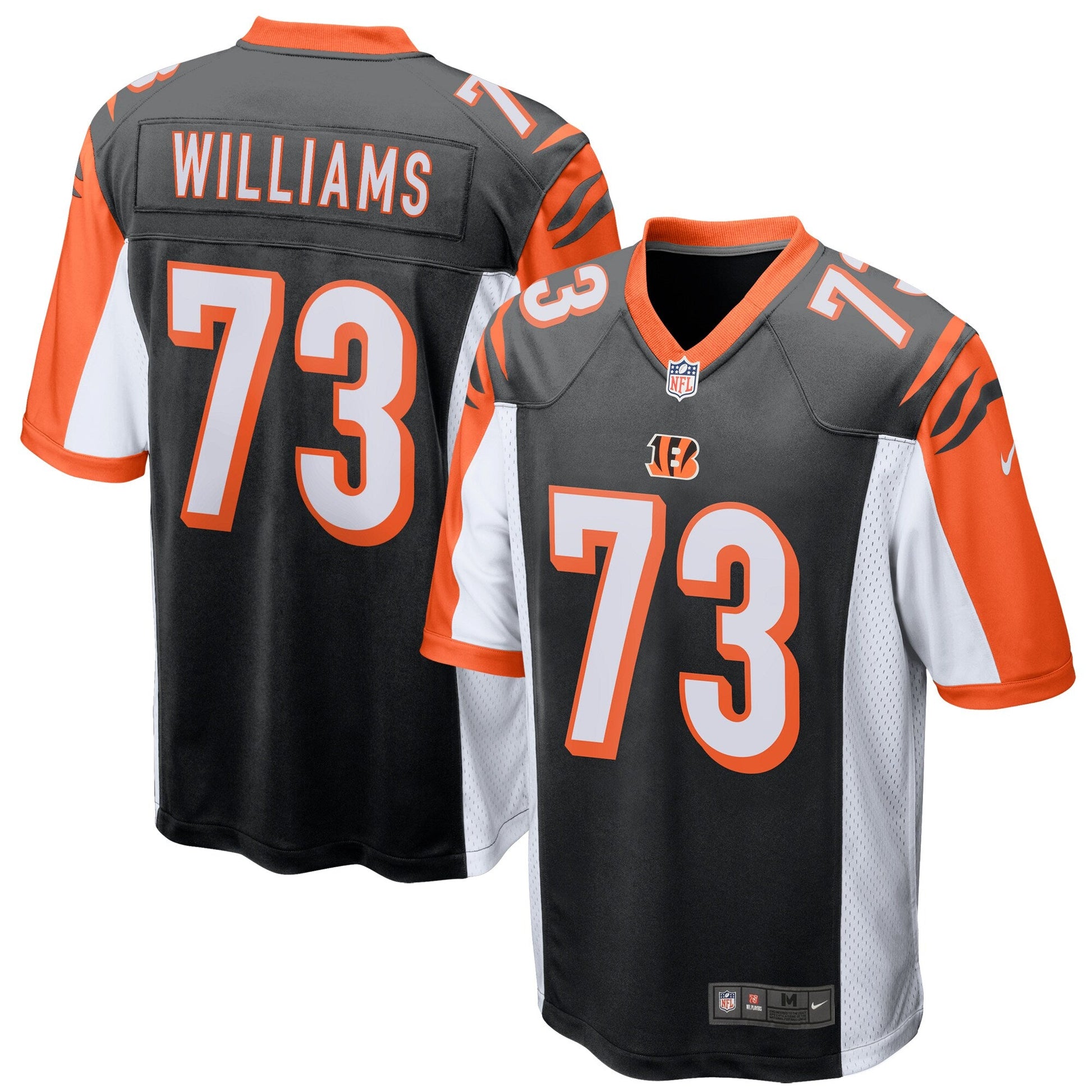 Cincinnati Bengals Jonah Williams NFL jersey front view