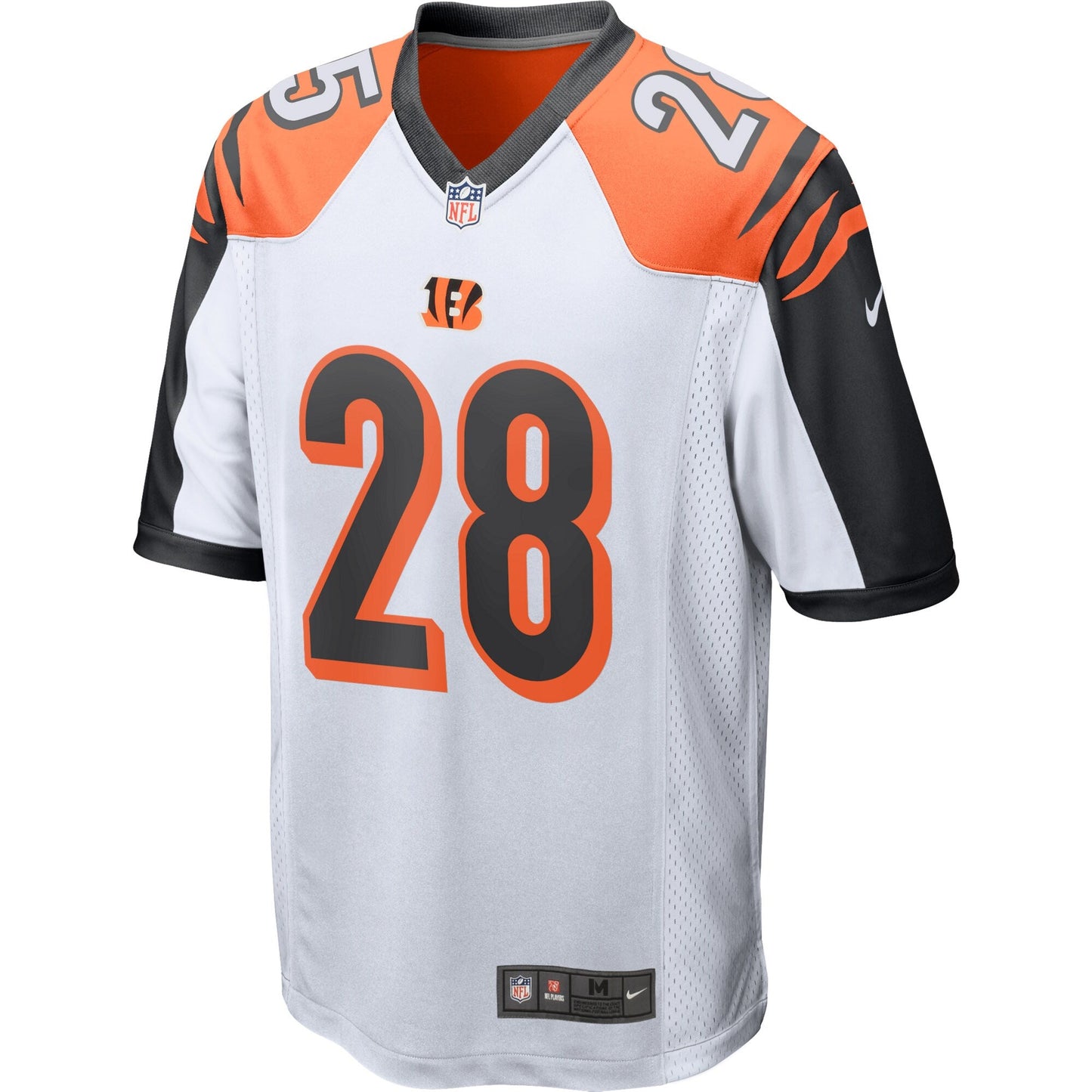 Cincinnati Bengals Joe Mixon NFL jersey front view