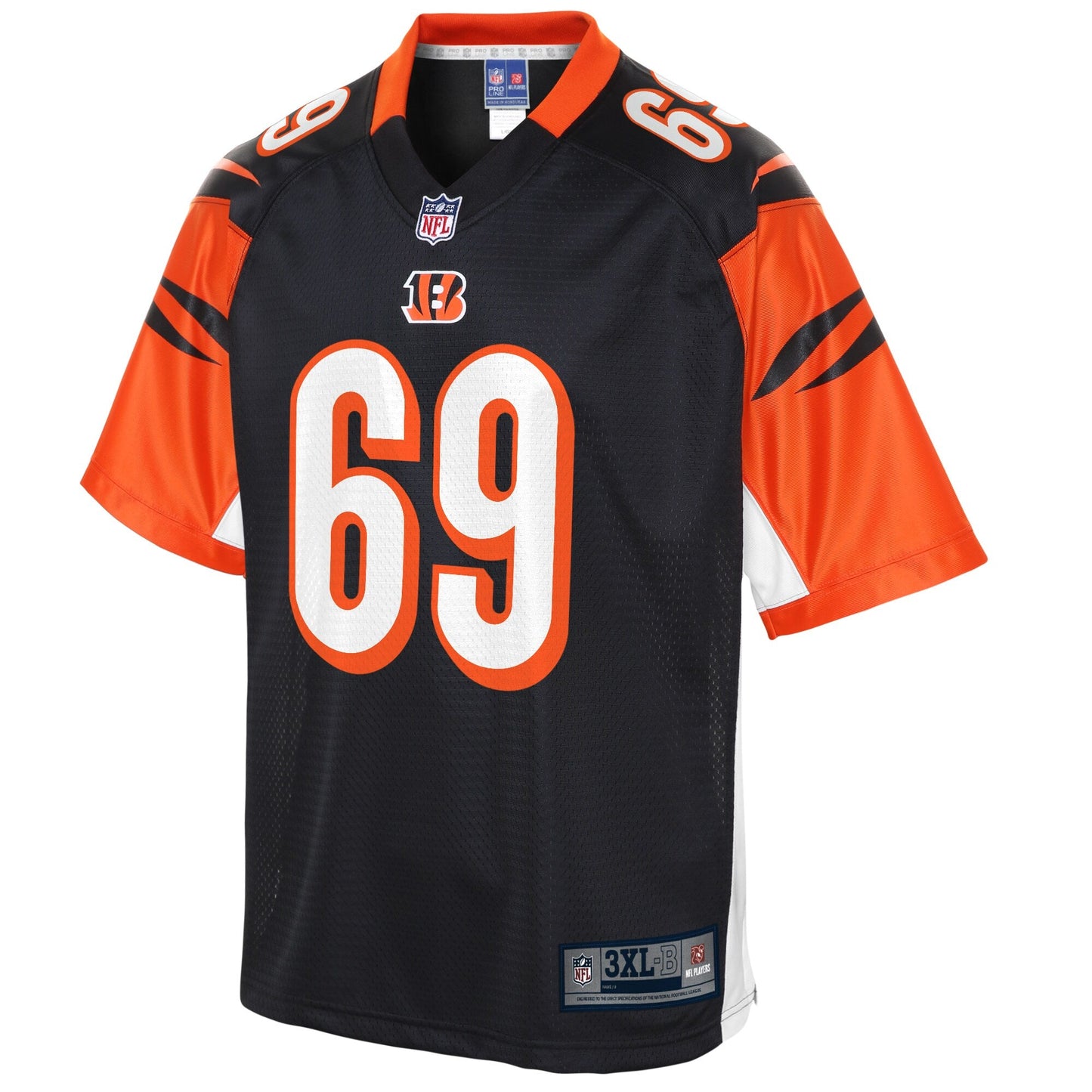 Cincinnati Bengals Niles Scott Big Tall NFL jersey front view