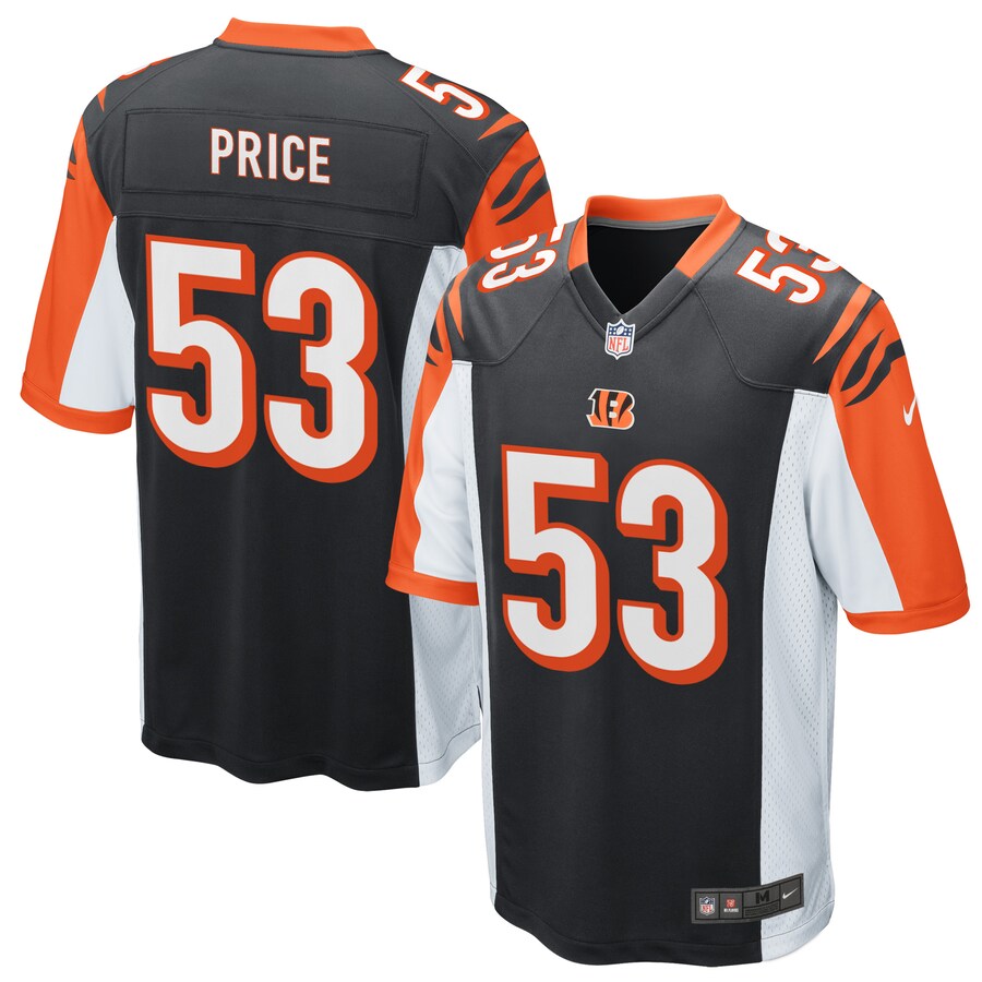Cincinnati Bengals Billy Price NFL jersey front view