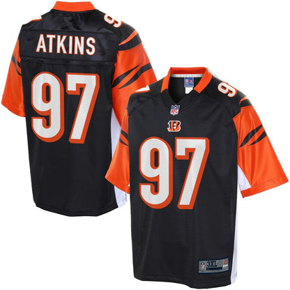 Cincinnati Bengals S Geno Atkins Big Tall NFL jersey front view