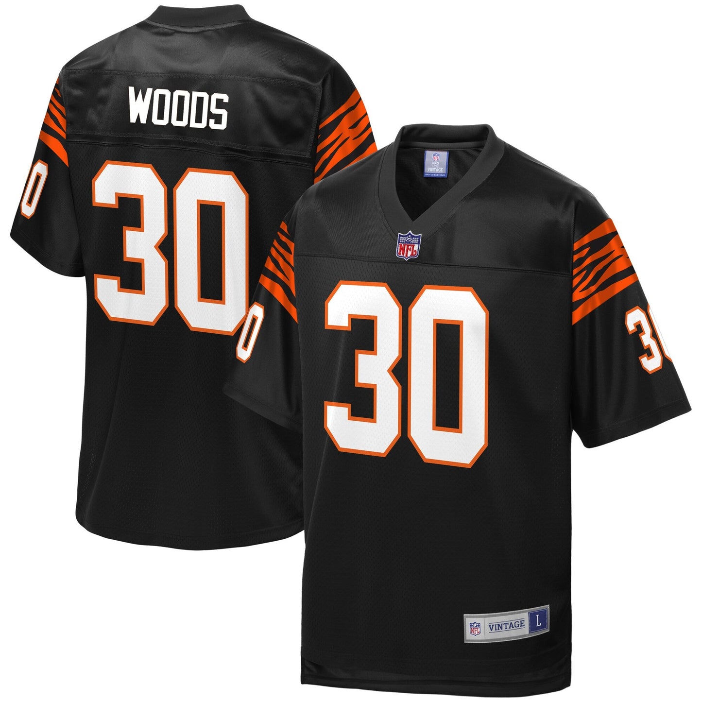 Cincinnati Bengals Ickey Woods NFL jersey front view