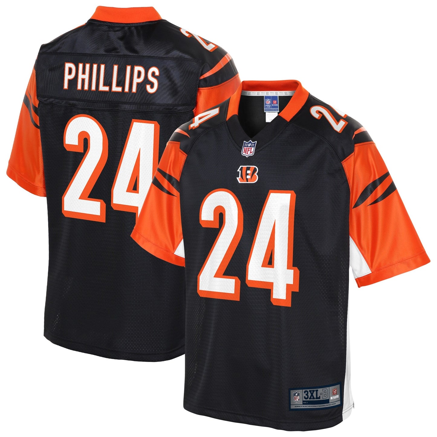 Cincinnati Bengals Darius Phillips Big Tall NFL jersey front view