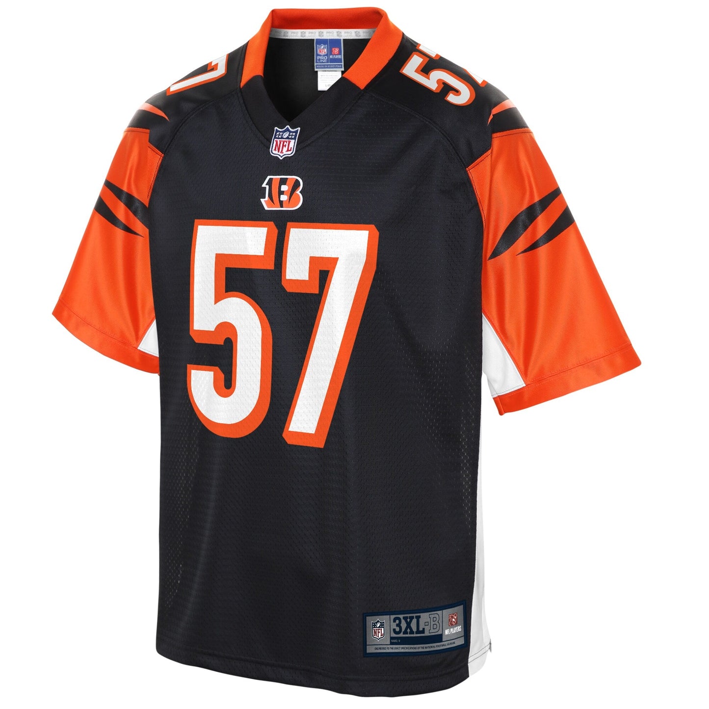 Cincinnati Bengals Germaine Pratt Big Tall NFL jersey front view