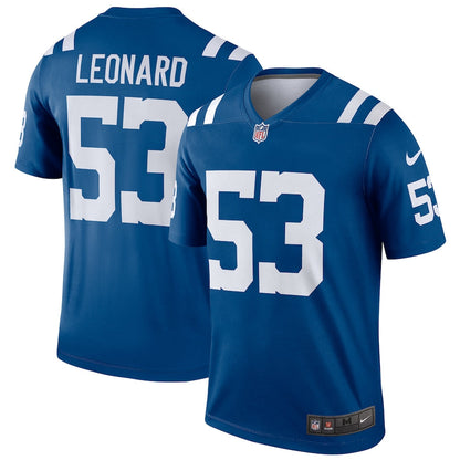 Indianapolis Colts Darius Leonard Legend NFL jersey front view