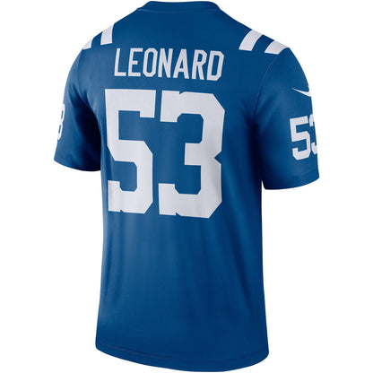 Indianapolis Colts Darius Leonard Legend NFL jersey front view