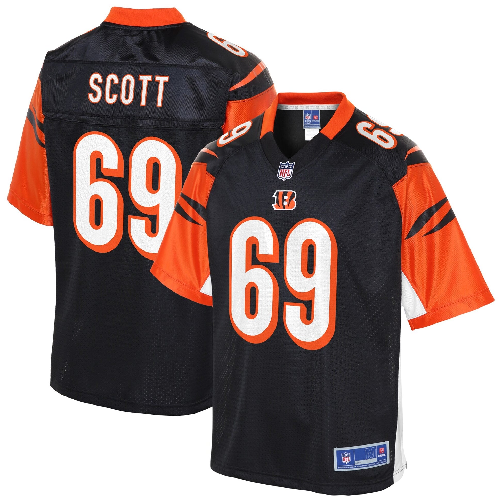 Cincinnati Bengals Niles Scott NFL jersey front view