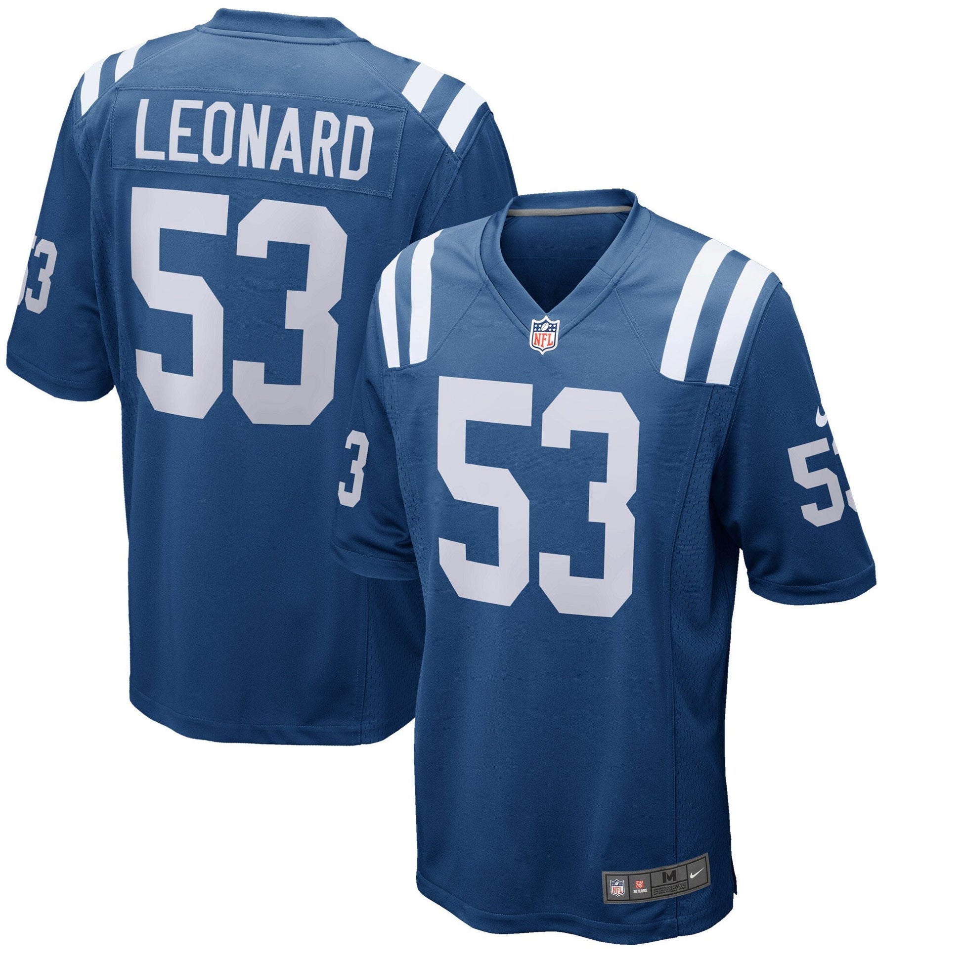 Indianapolis Colts Darius Leonard NFL jersey front view