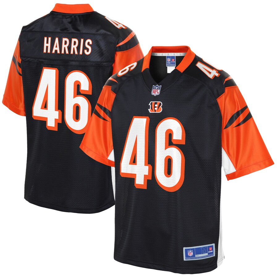Cincinnati Bengals Clark Harris NFL jersey front view