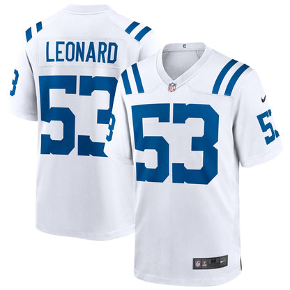 Indianapolis Colts Darius Leonard NFL jersey front view