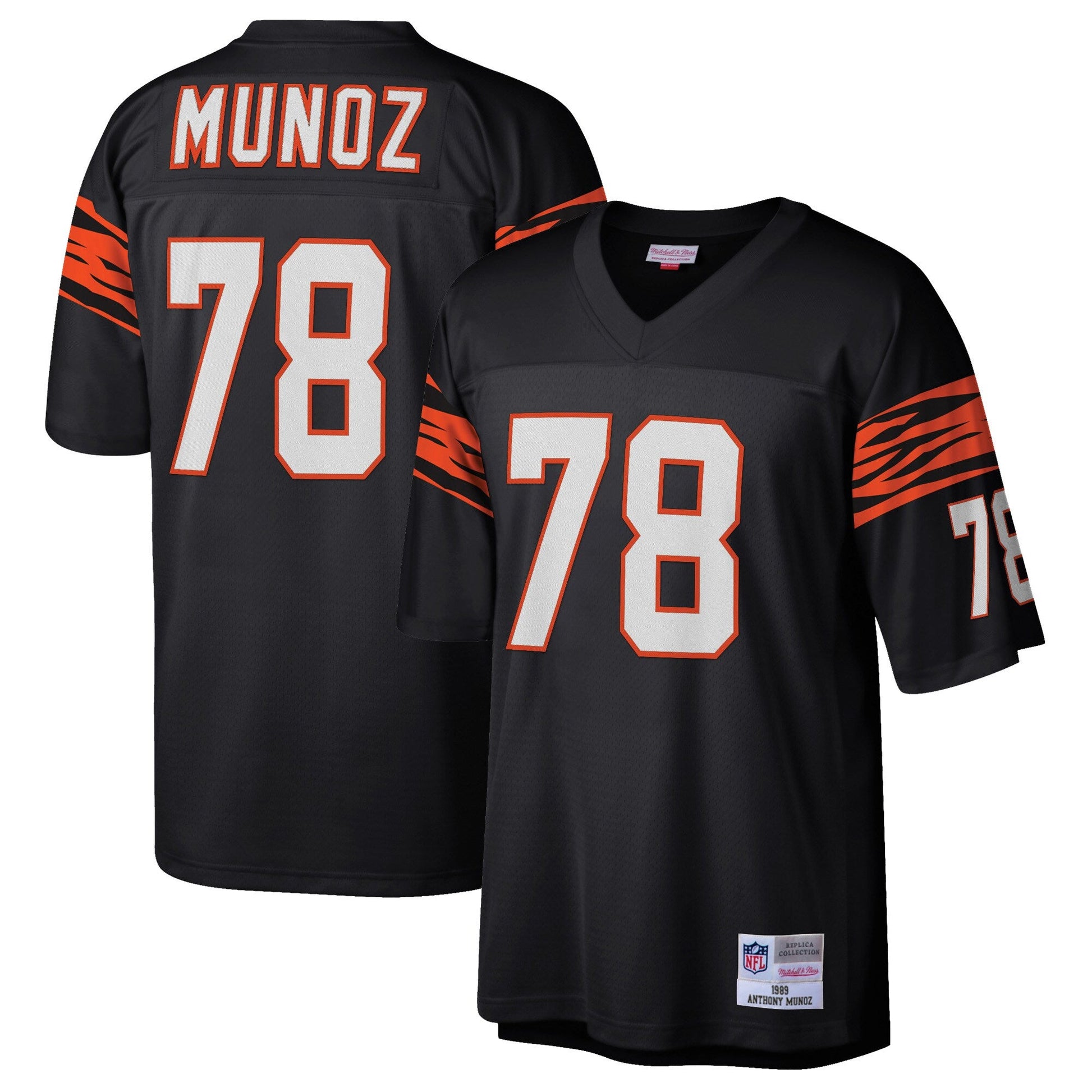 Cincinnati Bengals Anthony Munoz Legacy NFL jersey front view