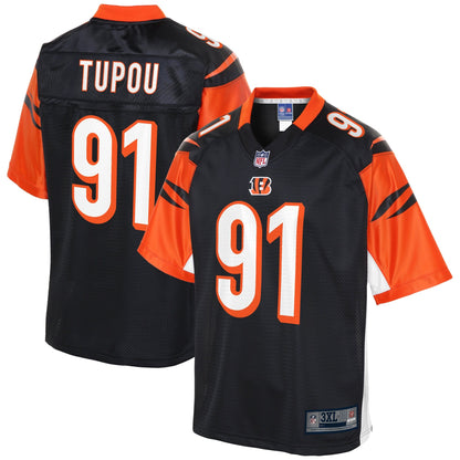 Cincinnati Bengals Josh Tupou Big Tall NFL jersey front view