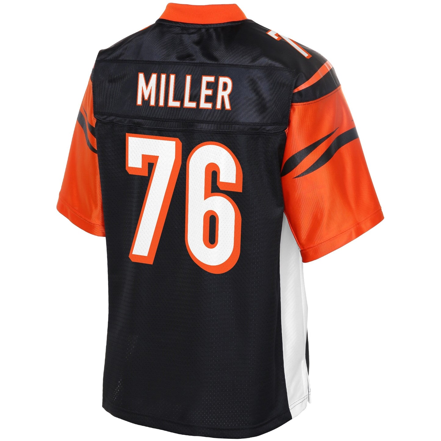 Cincinnati Bengals Wyatt Miller Big Tall NFL jersey front view