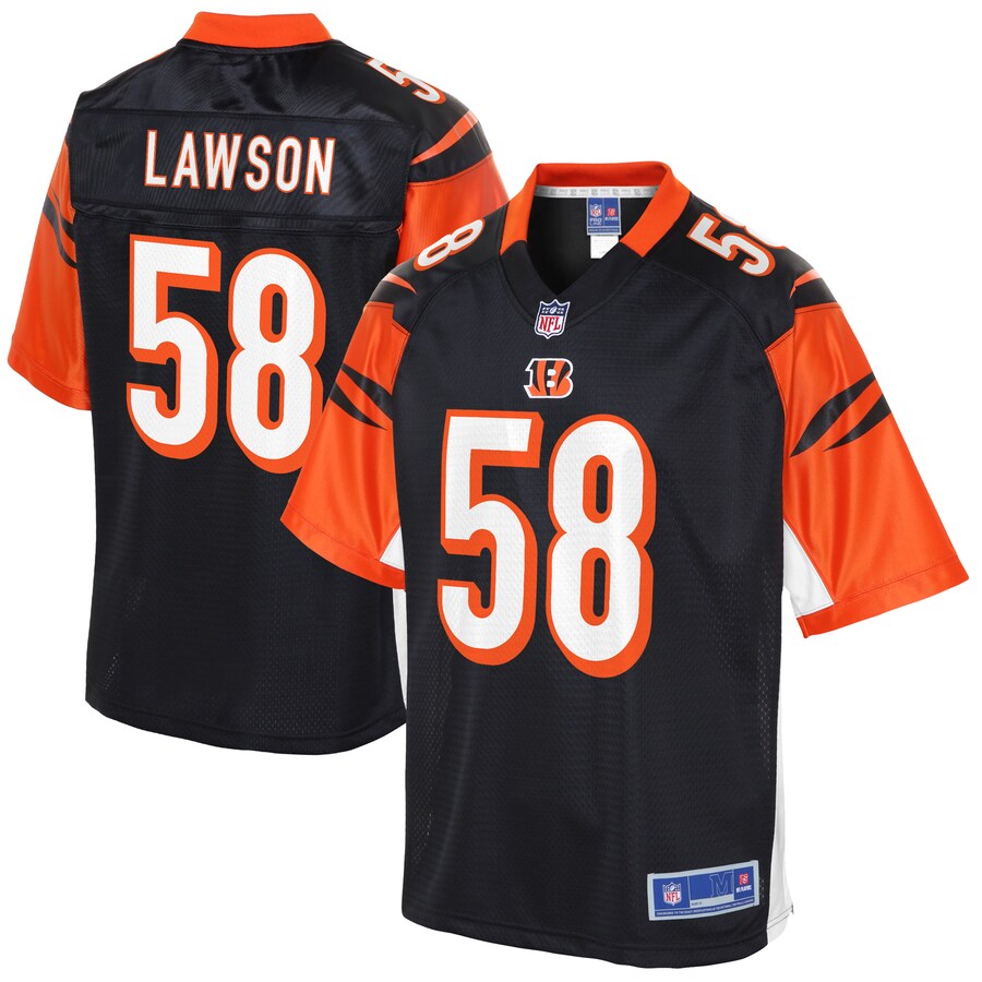 Cincinnati Bengals Carl Lawson Big Tall NFL jersey front view
