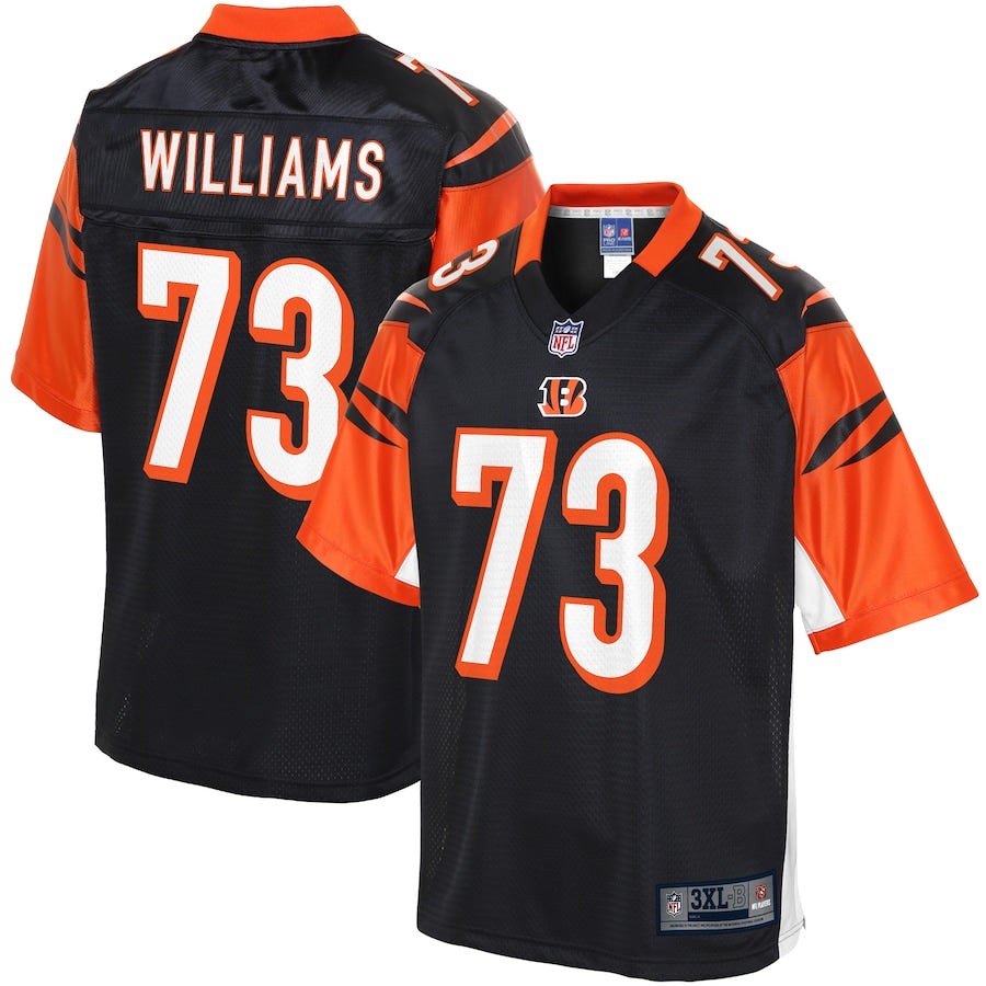Cincinnati Bengals Jonah Williams Big Tall NFL jersey front view
