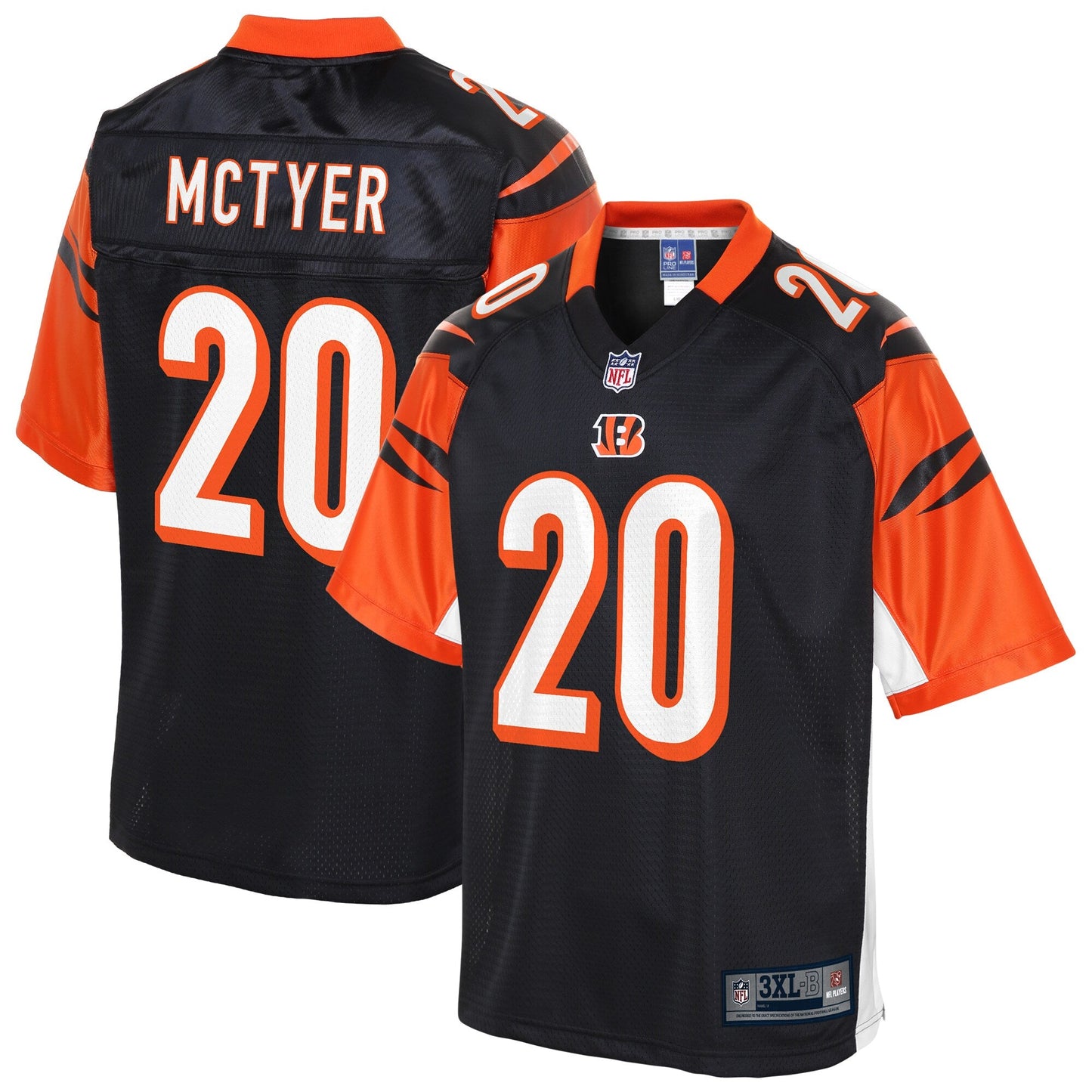 Cincinnati Bengals Torry Mctyer Big Tall NFL jersey front view