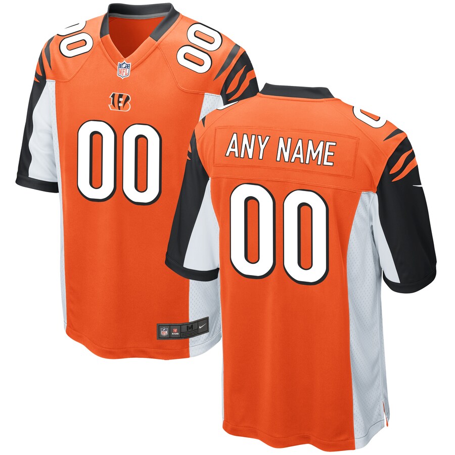 Cincinnati Bengals Customized NFL jersey front view