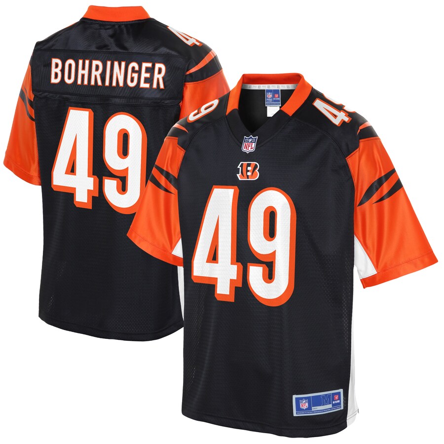 Cincinnati Bengals Moritz Bohringer Big Tall NFL jersey front view
