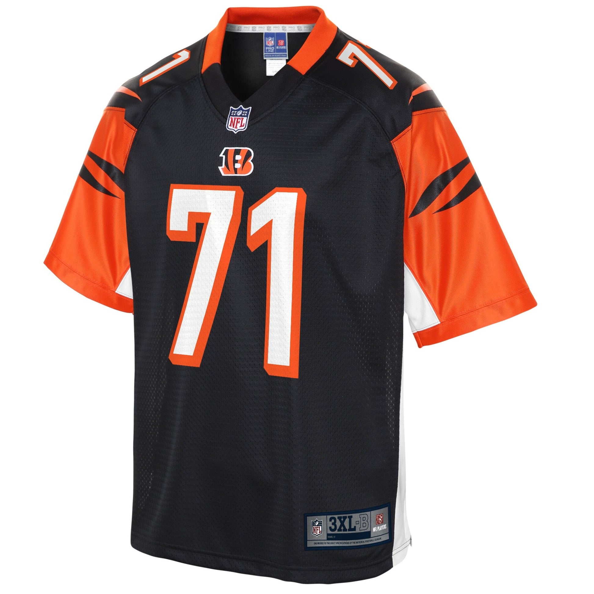 Cincinnati Bengals Isaiah Prince Big Tall NFL jersey front view