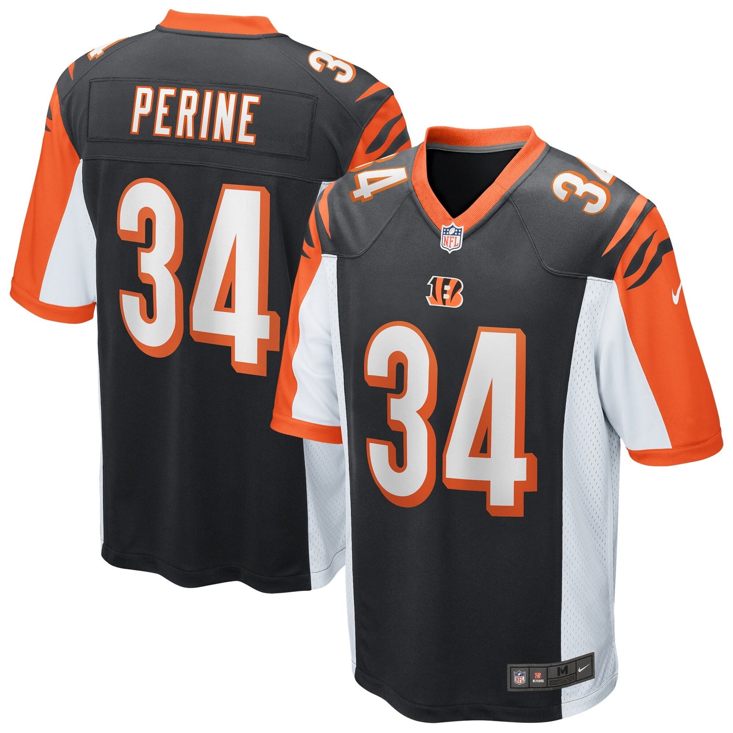 Cincinnati Bengals Samaje Perine NFL jersey front view