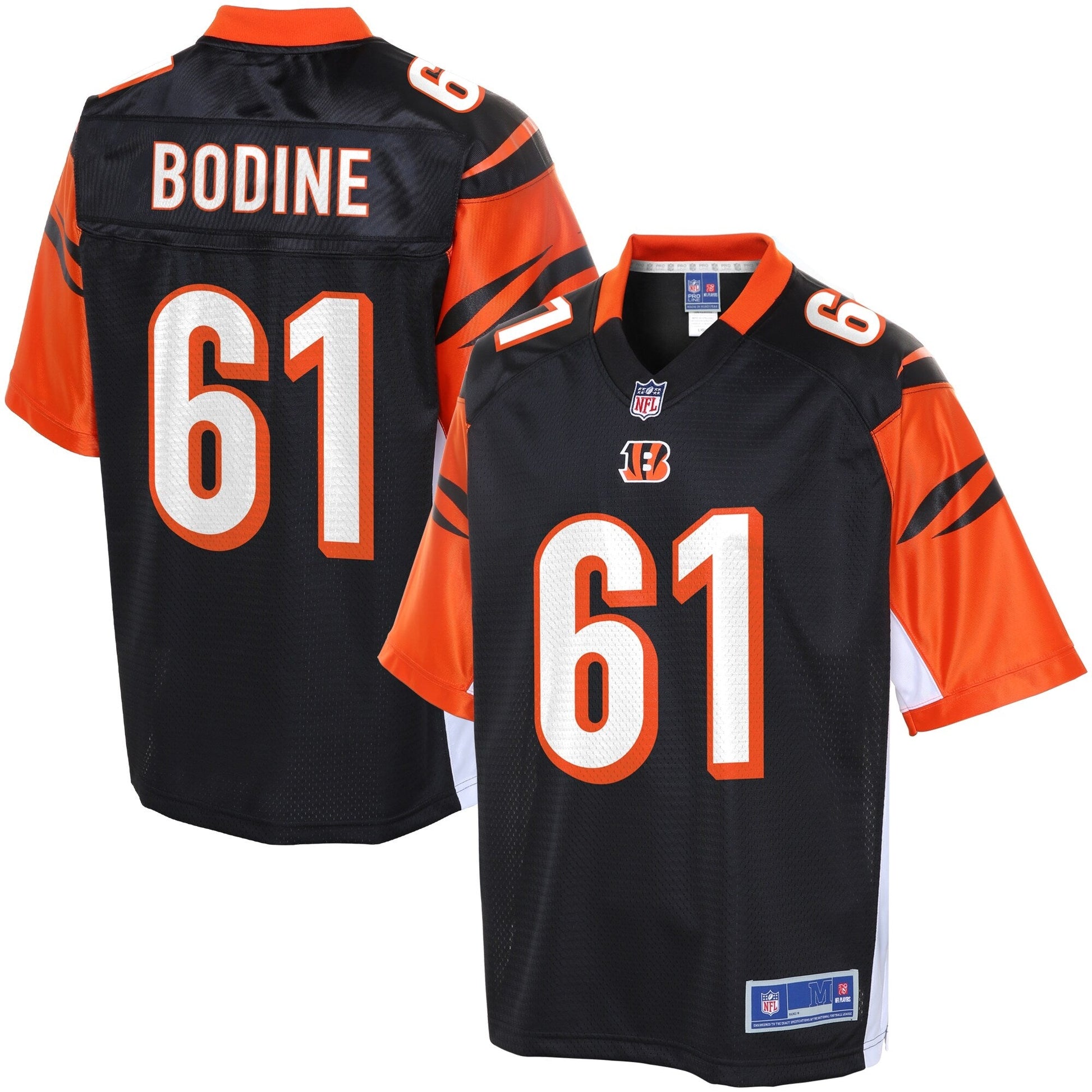 Cincinnati Bengals S Russell Bodine NFL jersey front view