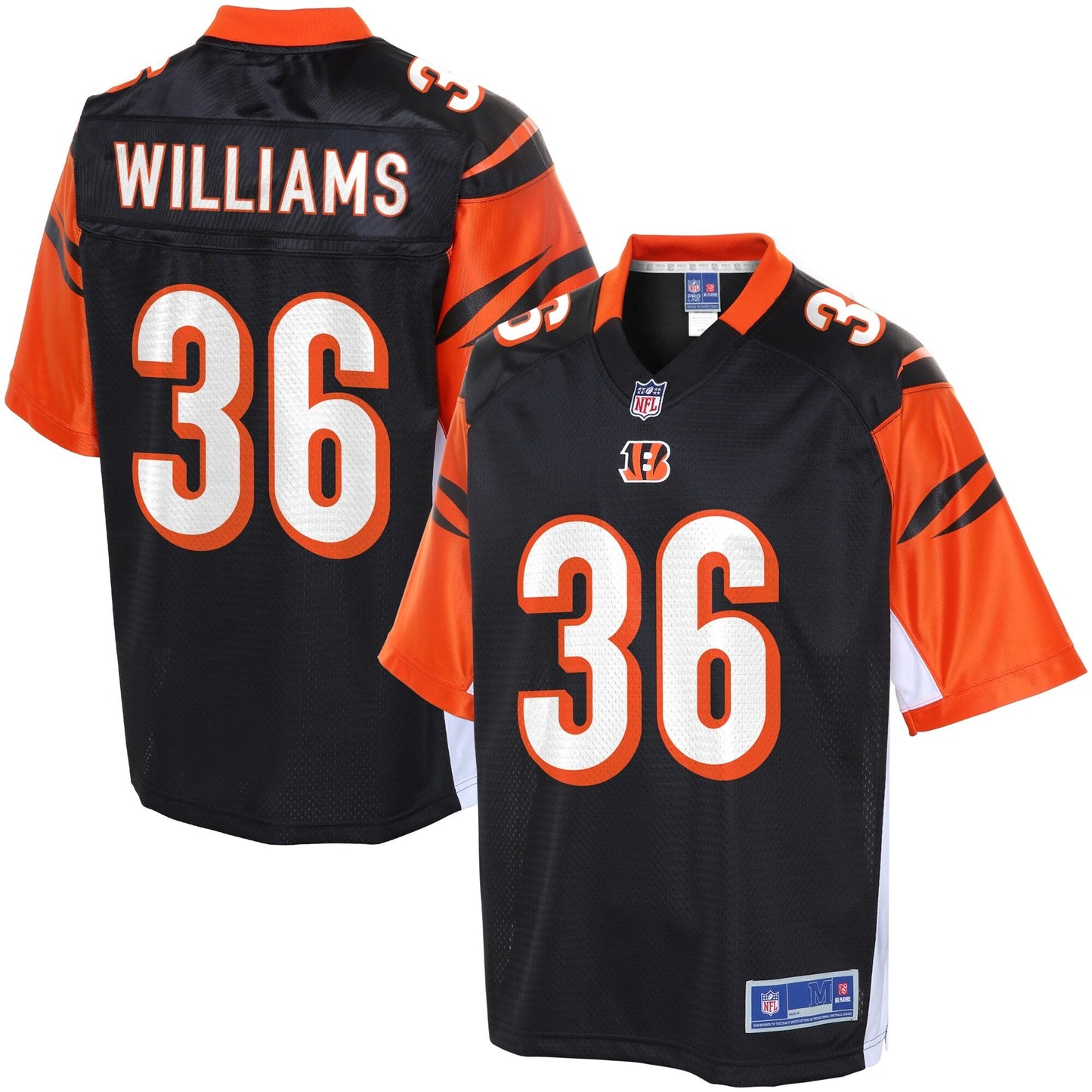 Cincinnati Bengals S Shawn Williams NFL jersey front view