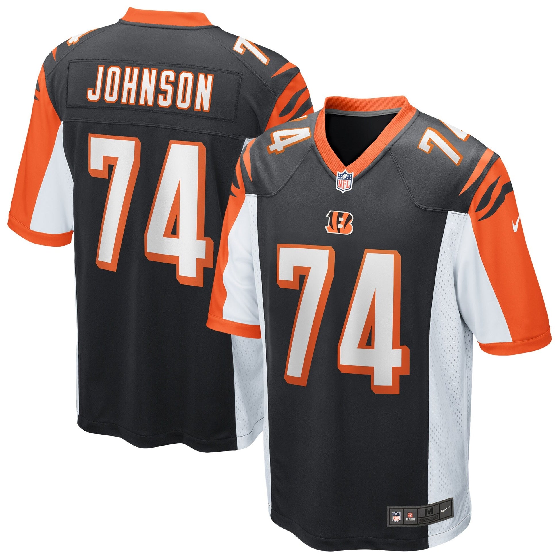 Cincinnati Bengals Fred Johnson NFL jersey front view