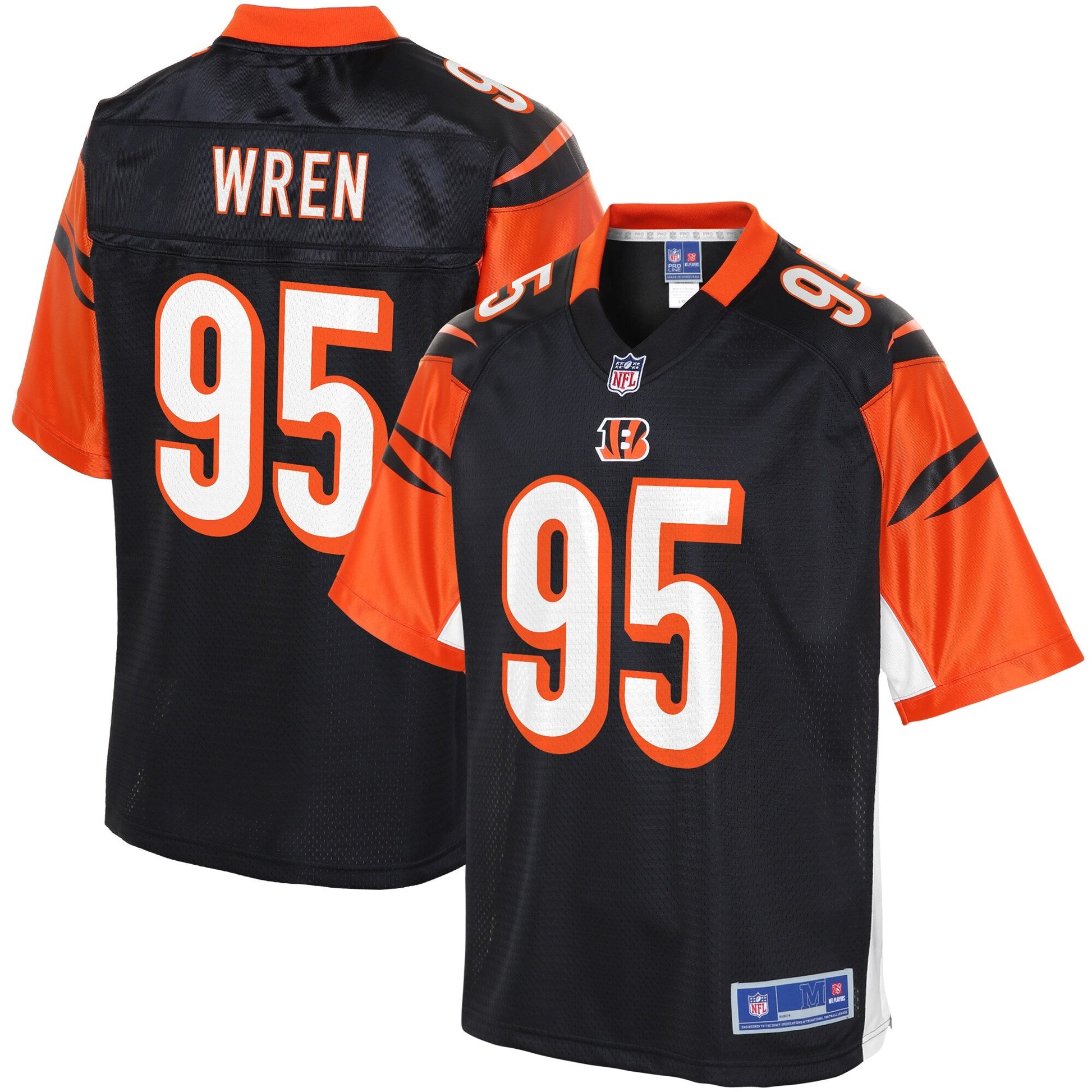 Cincinnati Bengals Renell Wren NFL jersey front view