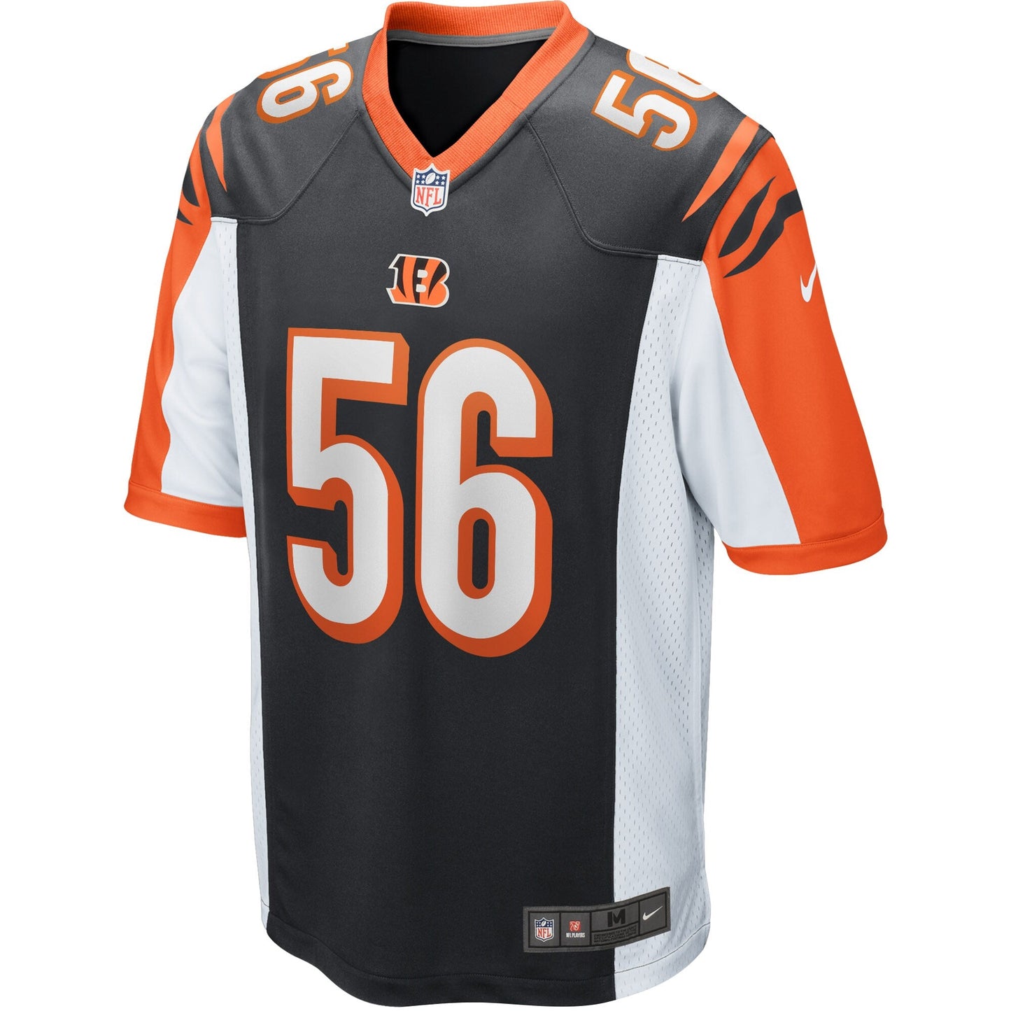 Cincinnati Bengals Josh Bynes NFL jersey front view