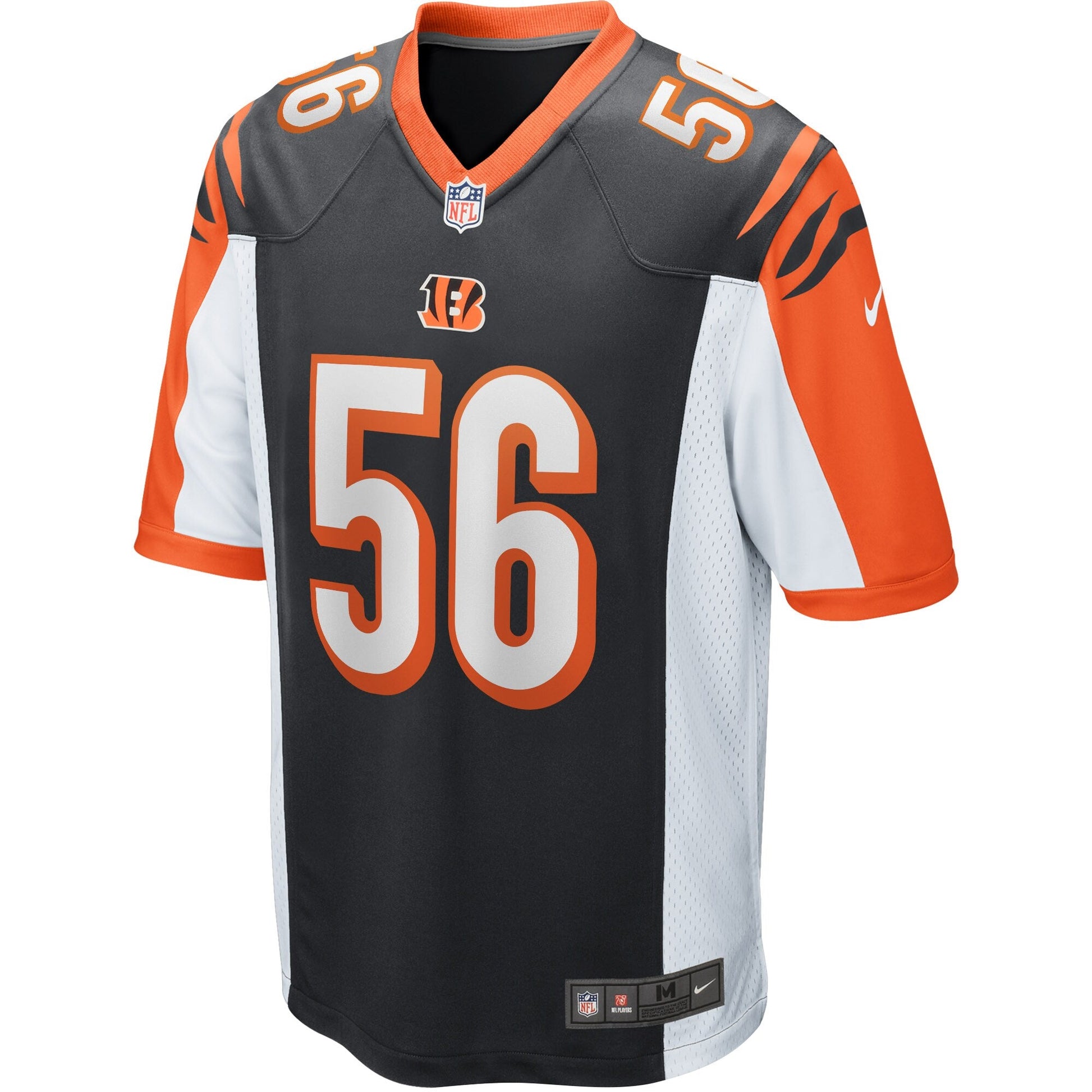 Cincinnati Bengals Josh Bynes NFL jersey front view