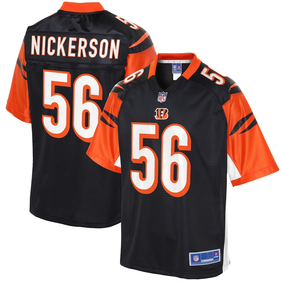 Cincinnati Bengals Hardy Nickerson NFL jersey front view