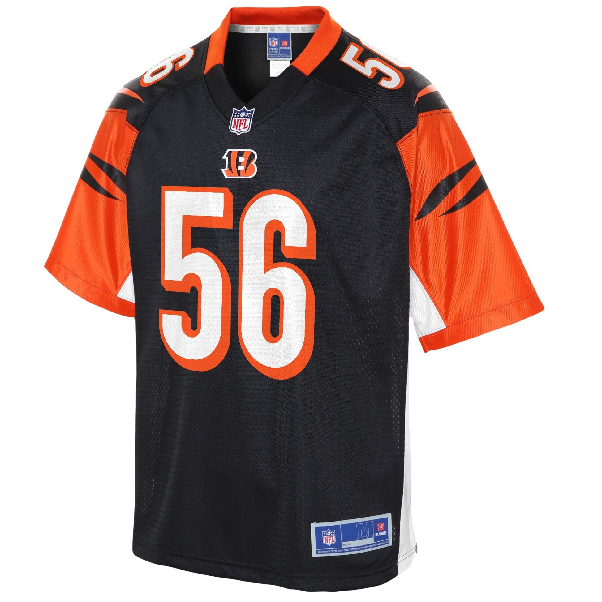 Cincinnati Bengals Hardy Nickerson NFL jersey front view
