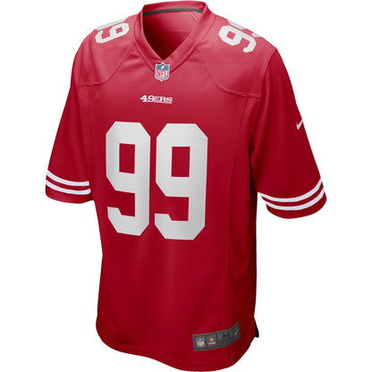 San Francisco 49ers Javon Kinlaw Scarlet Draft First NFL jersey front view